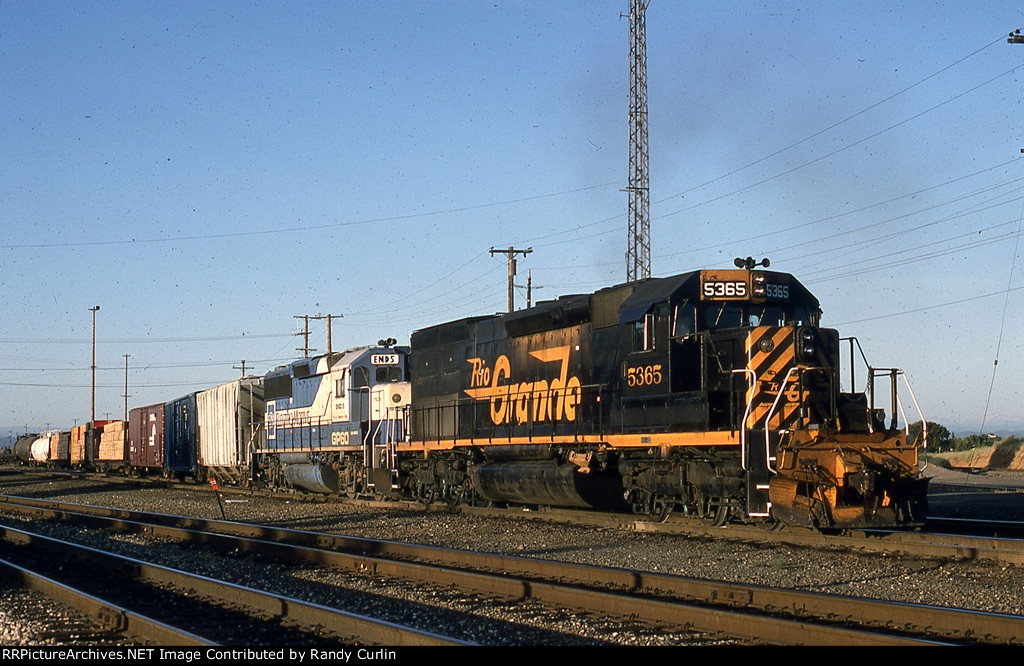 DRGW 5365 West departing Antelope